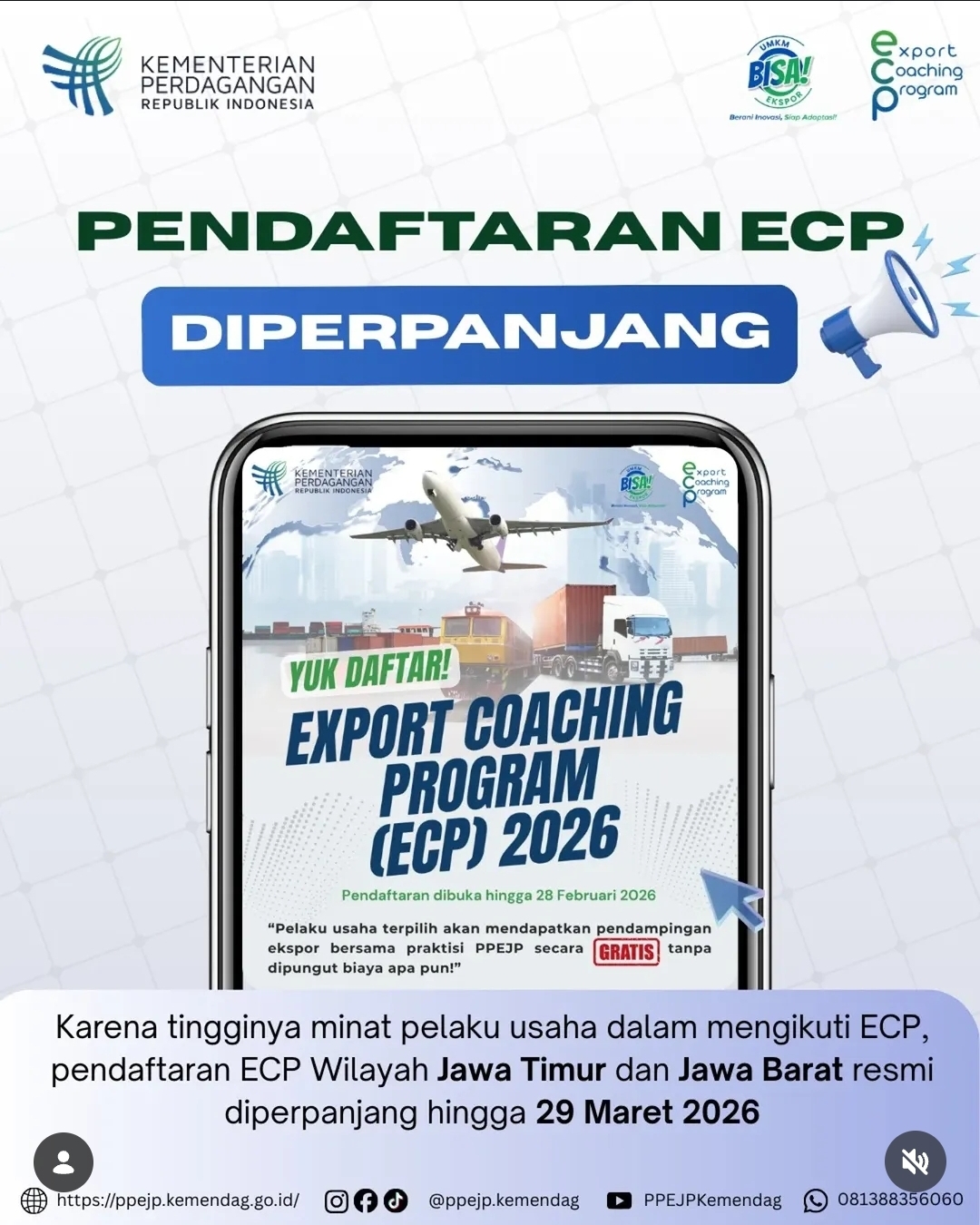 Perpanjangan Pendaftaran ECP PPEJP